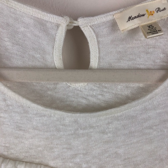 ANTHROPOLOGY Meadow Rue Cold Shoulder Swing Top - Picture 5 of 13